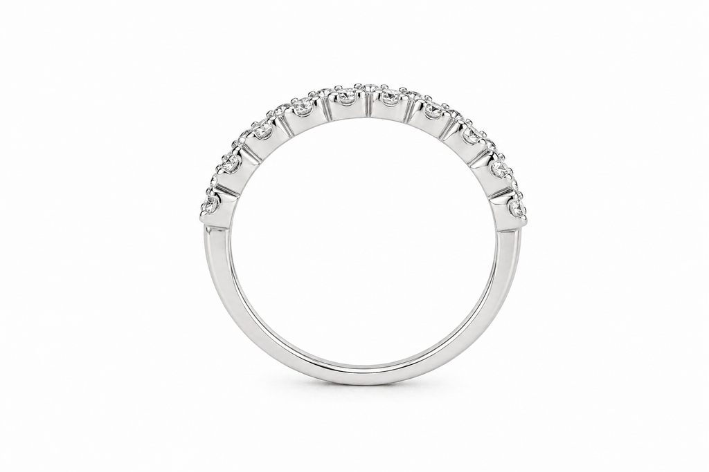 Triple Row Marquise Illusion Diamond Band