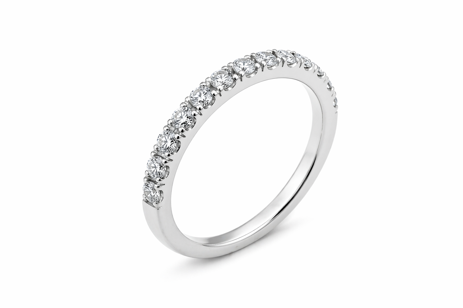 Classic Shared-Prong Diamond Eternity Band