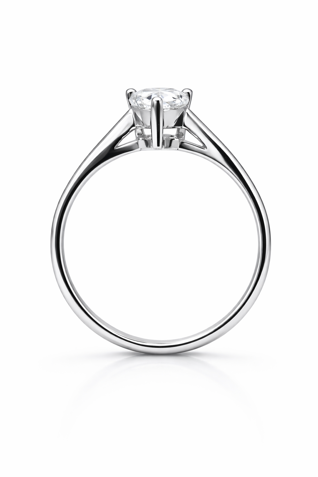 1.09 CT Pear Lab ~ The Classic Setting