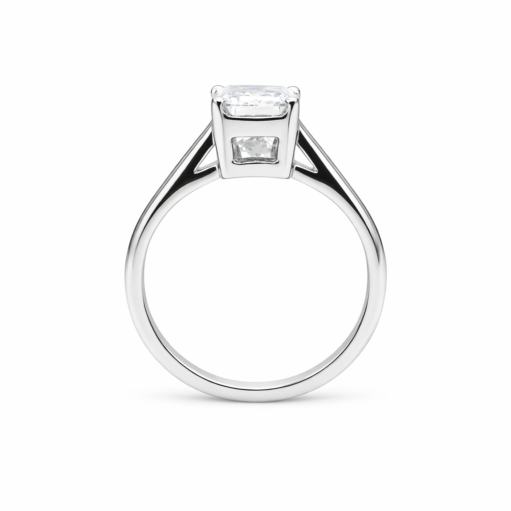 3.70 CT Emerald Lab ~ The Classic Setting