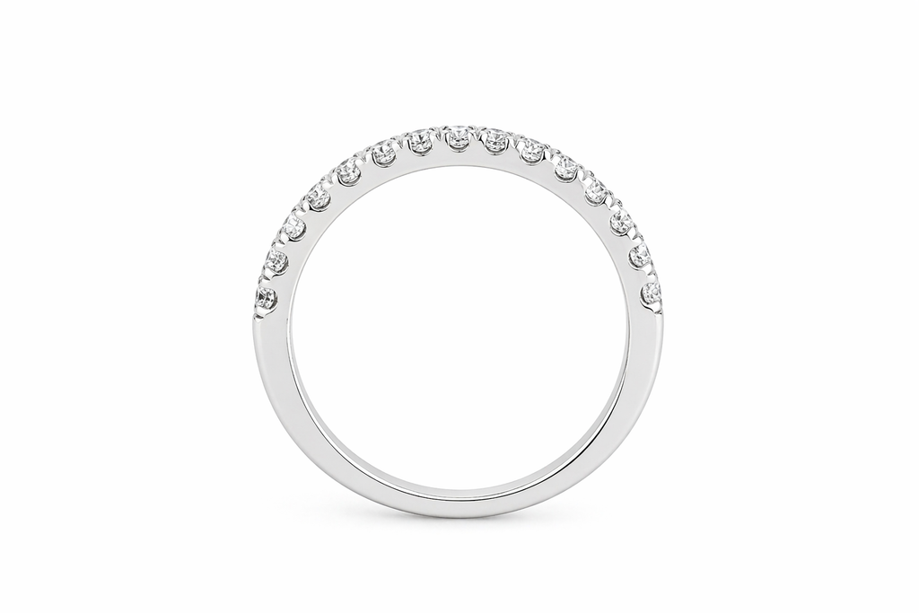 Delicate Half Eternity Diamond Band