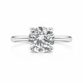 3.13 CT Round Lab ~ The Classic Setting
