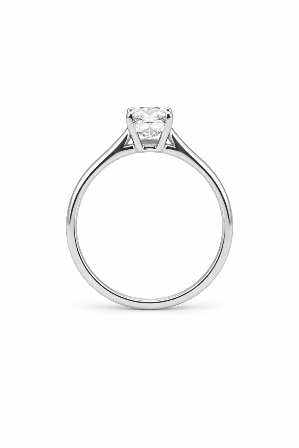 2.05 CT Emerald Lab ~ The Classic Setting