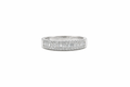 Baguette & Round Diamond Double Halo Band Ring
