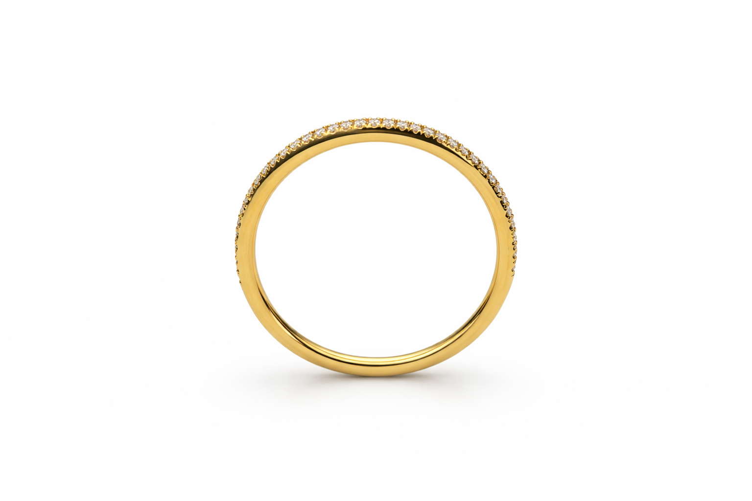 18K Yellow Gold Diamond Eternity Band