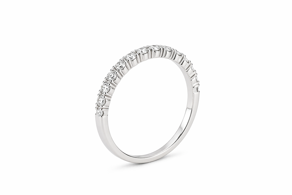 Brilliance Line Diamond Half Eternity Ring