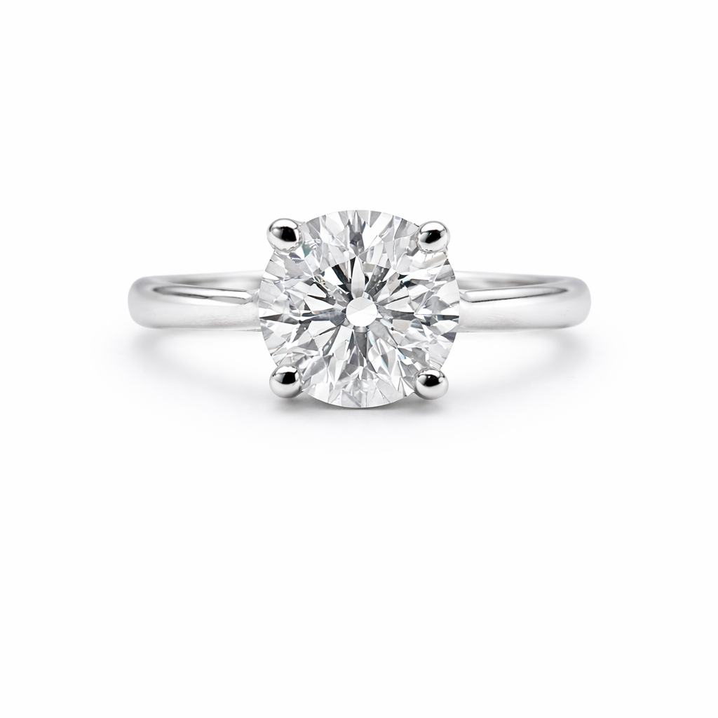 2.50 CT Round Lab ~ The Classic Setting