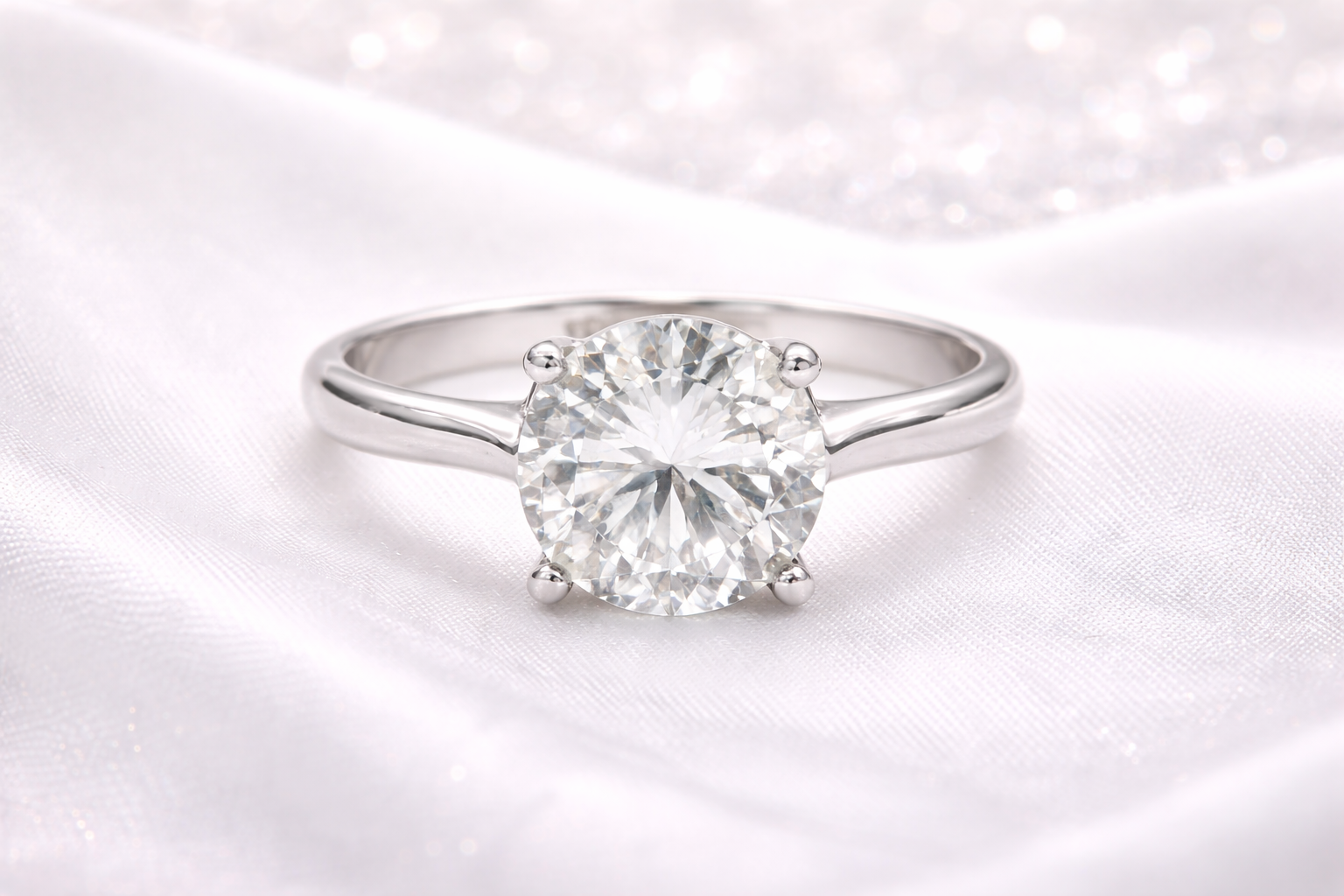 5.04 CT Round Lab ~ The Classic Setting