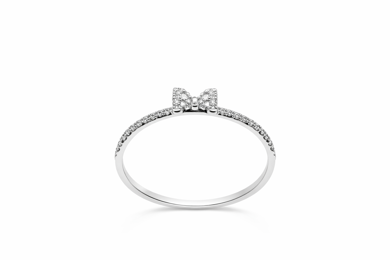M Letter Ring