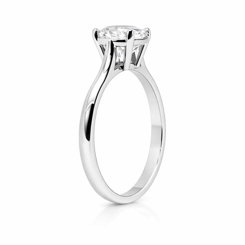 3.30 CT Round Lab ~ The Classic Setting