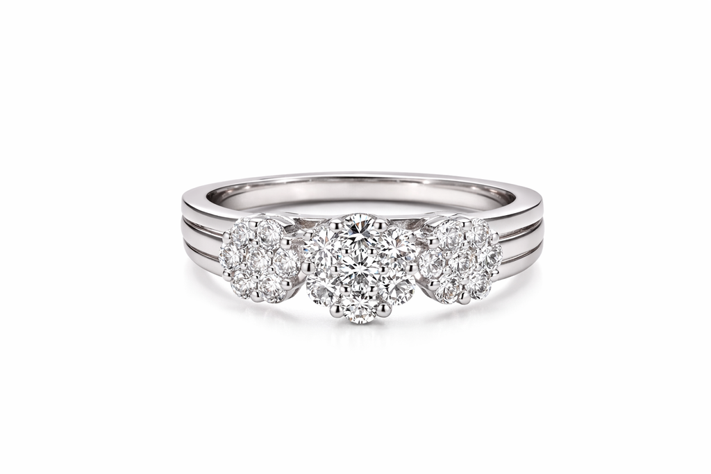 The Capri Cluster Diamond Ring