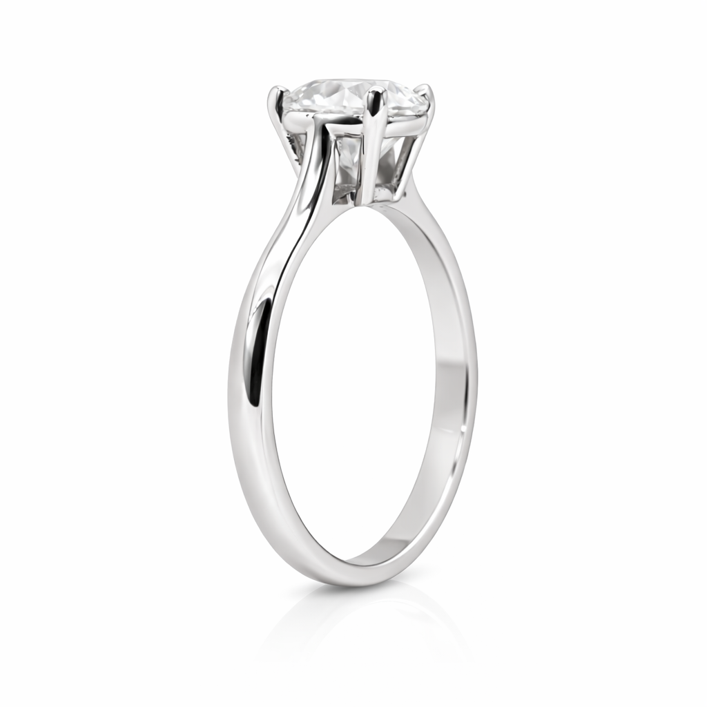 3.13 CT Round Lab ~ The Classic Setting