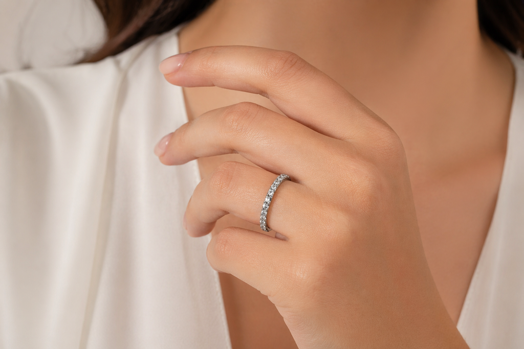 Classic Shared-Prong Diamond Eternity Band