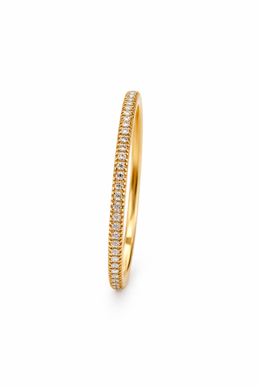 18K Yellow Gold Diamond Eternity Band