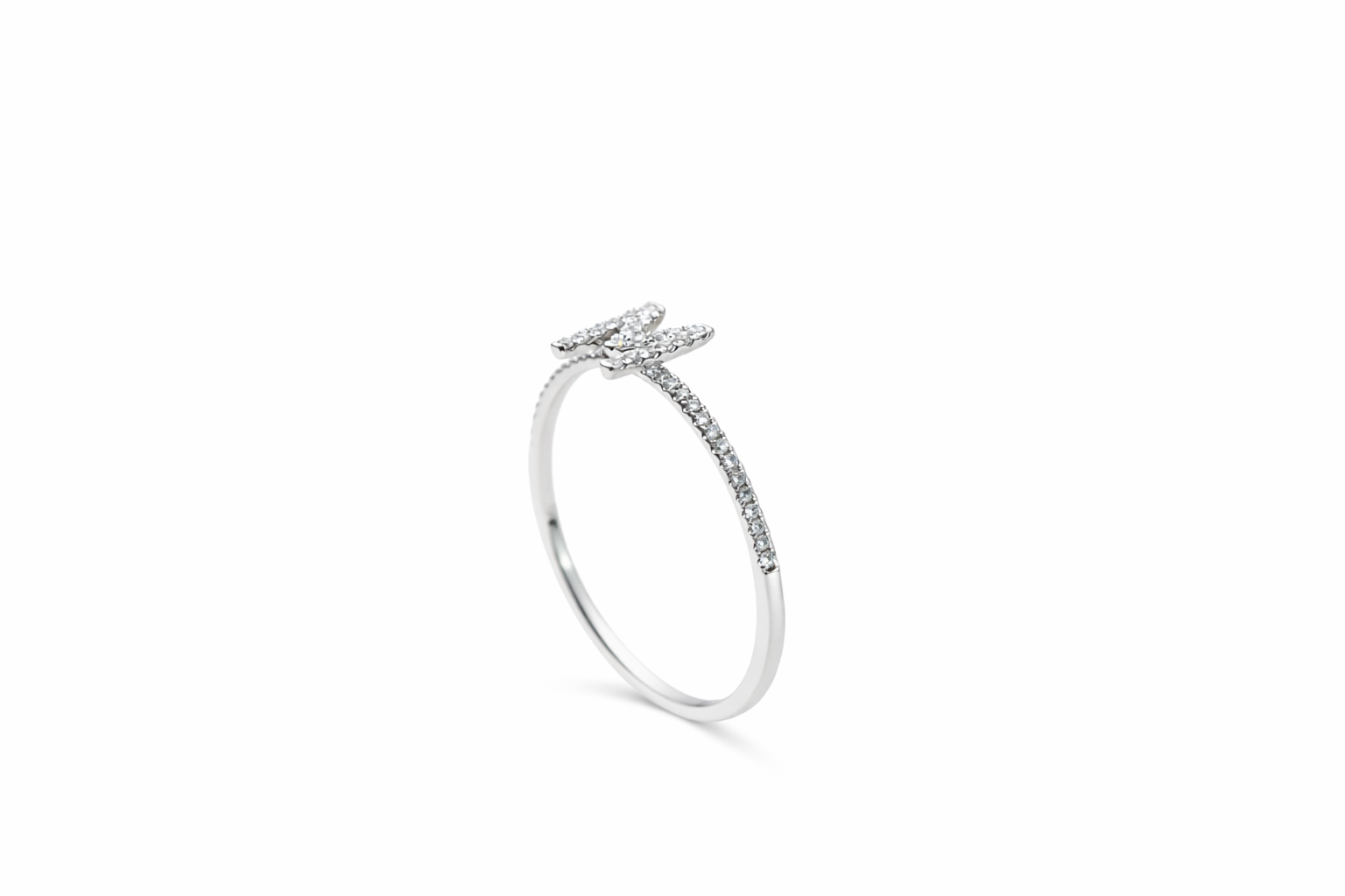 M Letter Ring