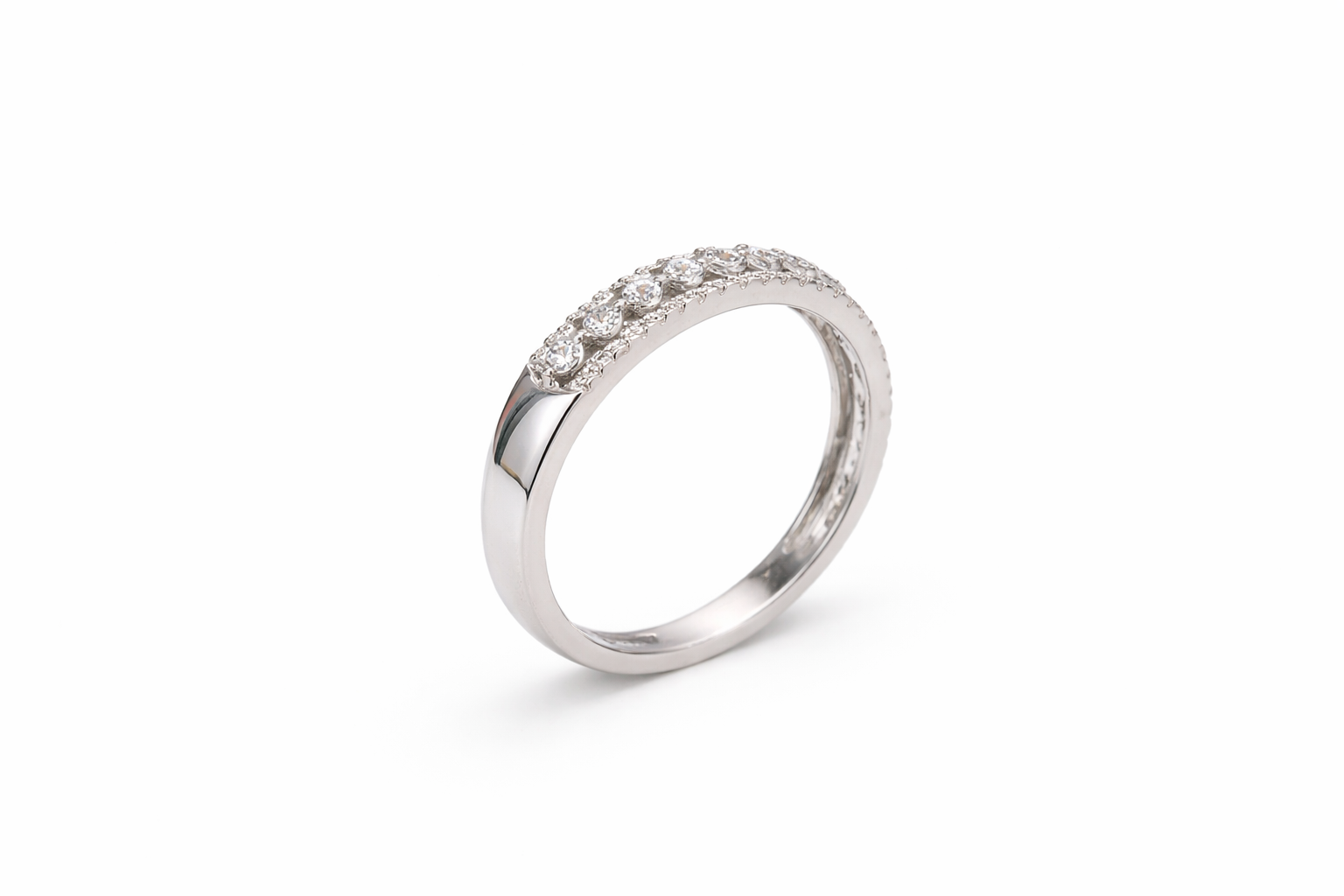 Radiance Multi-Row Diamond Band Ring