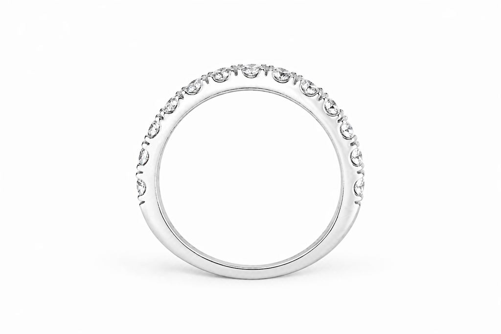 Classic Diamond Half Eternity Ring