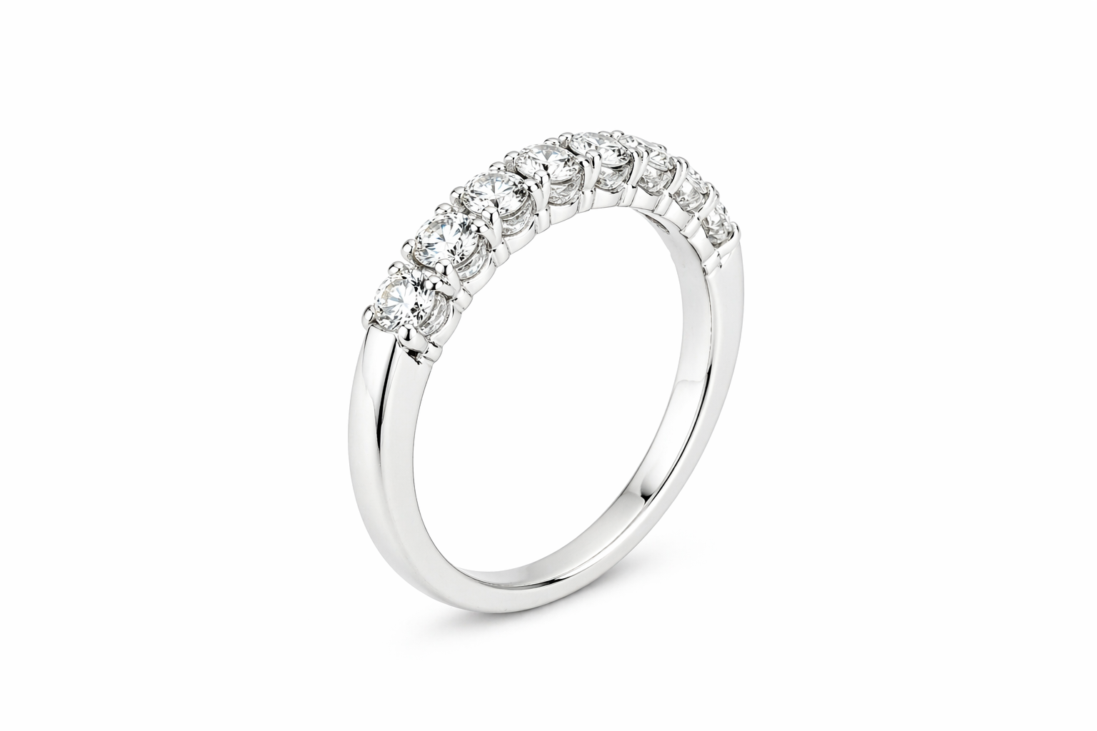 Princess Cut Diamond Eternity Band