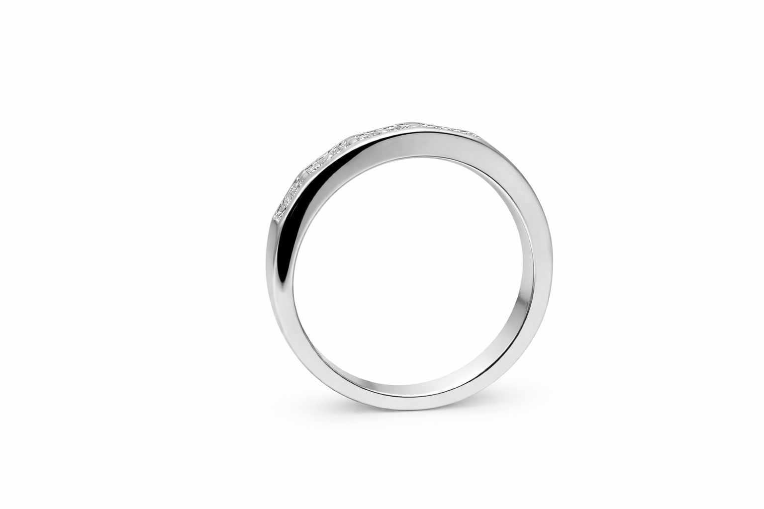 Trinity Pavé Diamond Band Ring