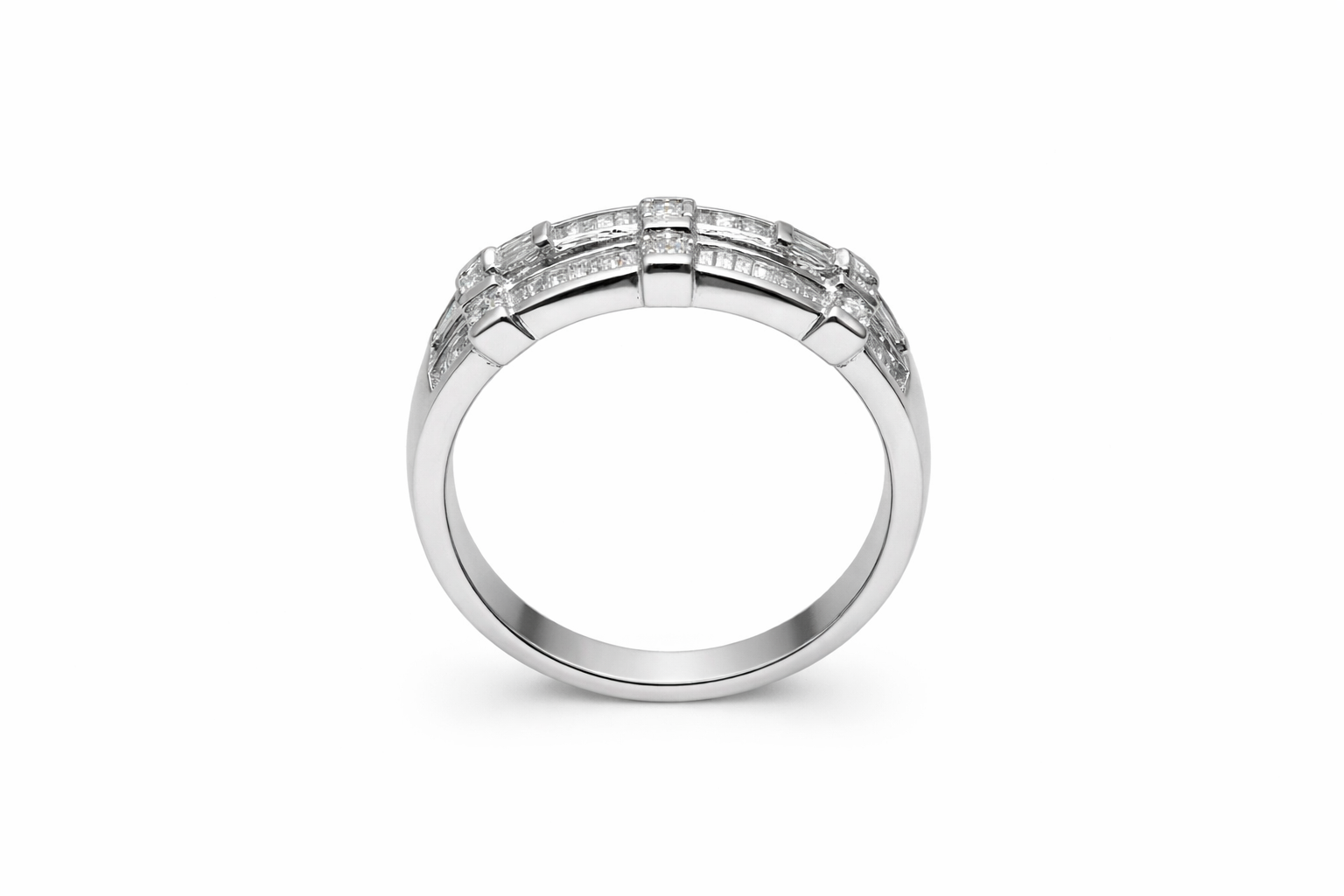 The Regent Baguette Diamond Ring