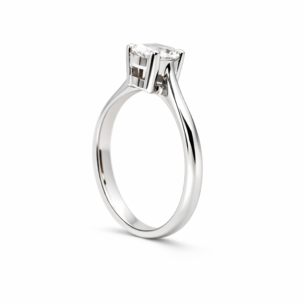 1.53 CT Oval Lab ~ The Classic Setting