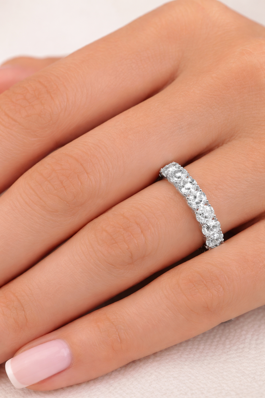Eterna Blossom Diamond Band Ring