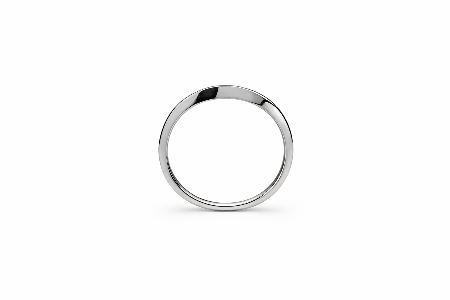Wave Diamond Band Ring