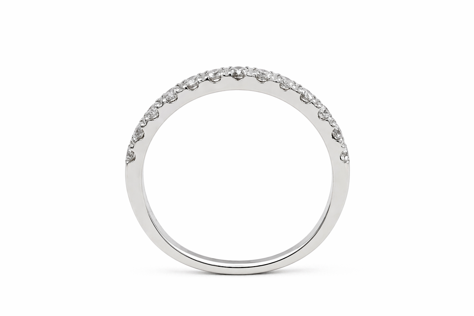 Classic Shared-Prong Diamond Eternity Band