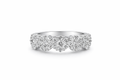 Flora Cluster Diamond Band Ring