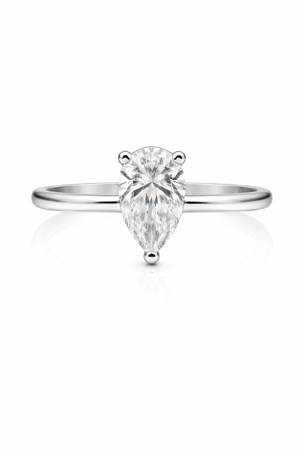 2.00 CT Pear Lab ~ The Classic Setting
