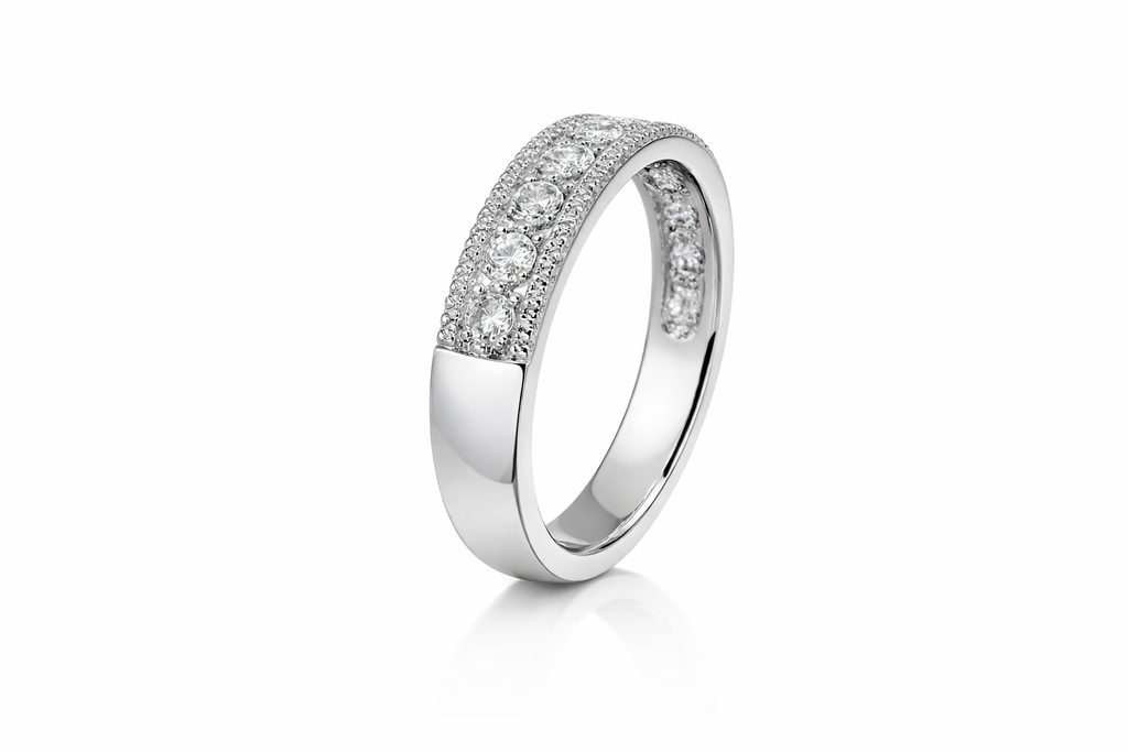 Luxe Illusion Diamond Band Ring