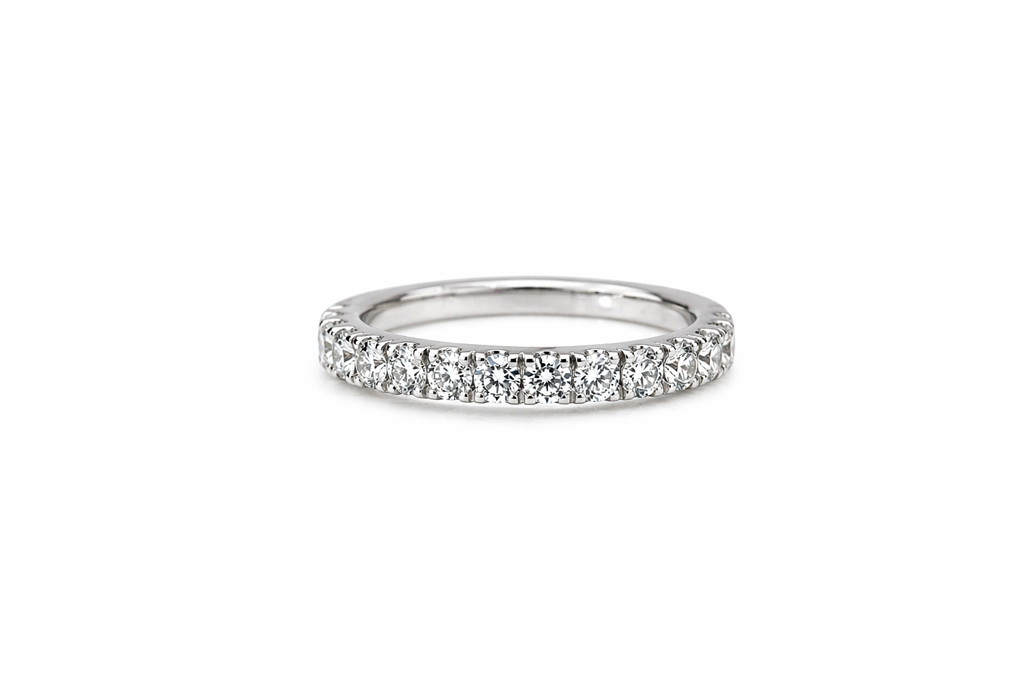 Classic Diamond Half Eternity Ring