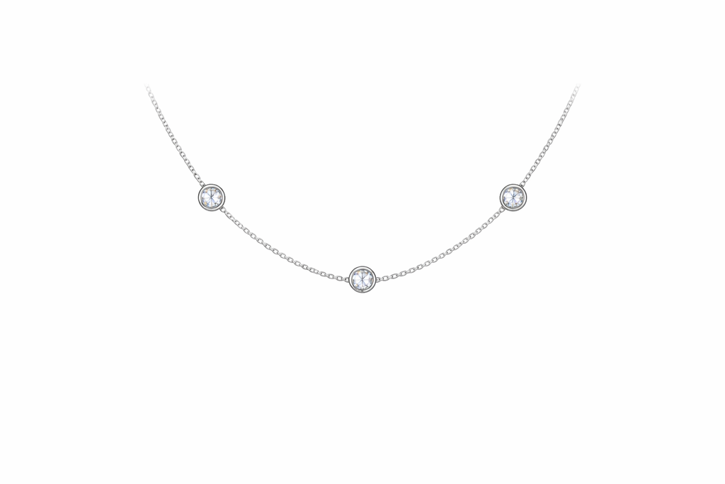 Diamond Trio Necklace