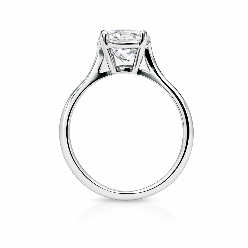 3.13 CT Round Lab ~ The Classic Setting