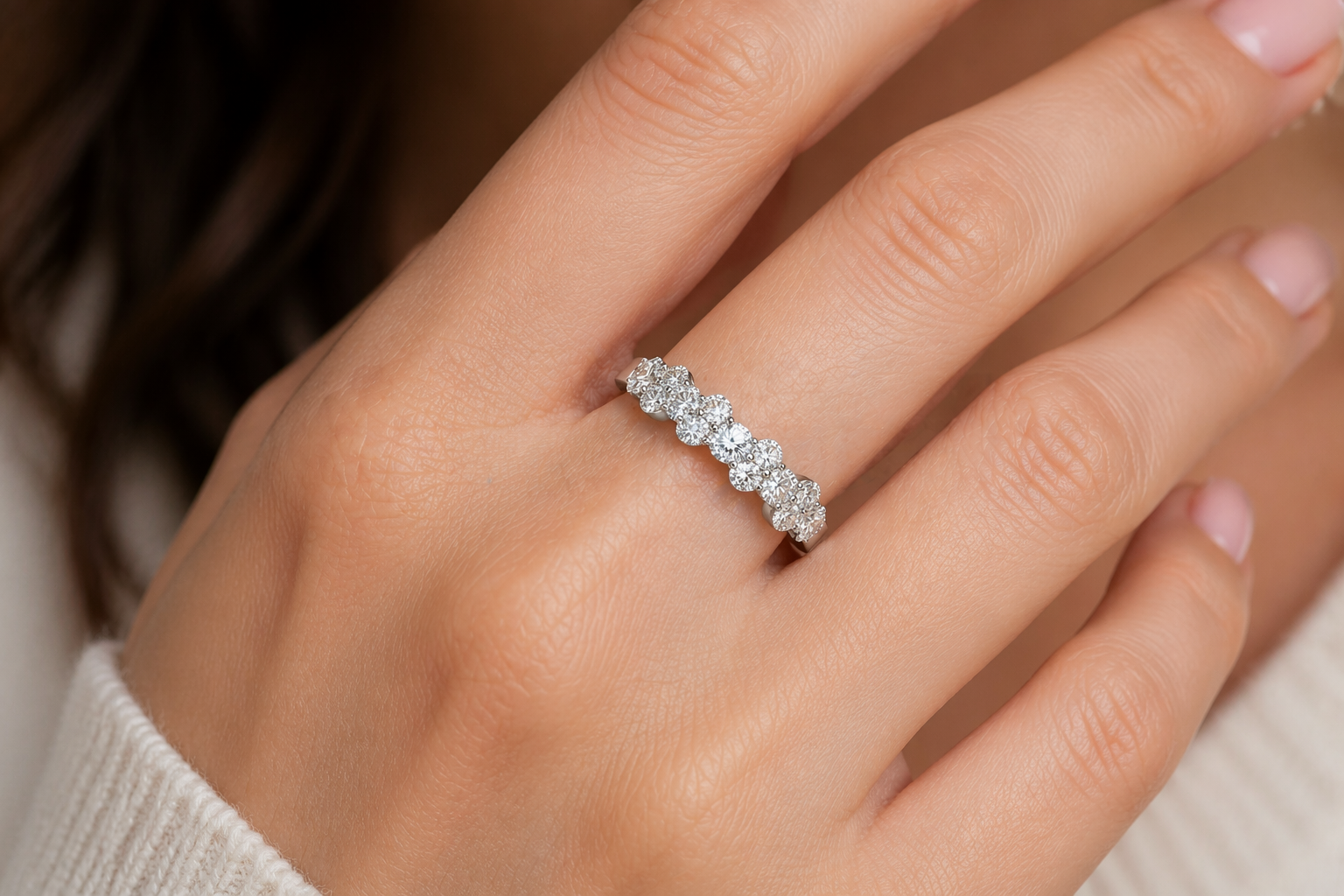 Eternal Bloom Diamond Band Ring