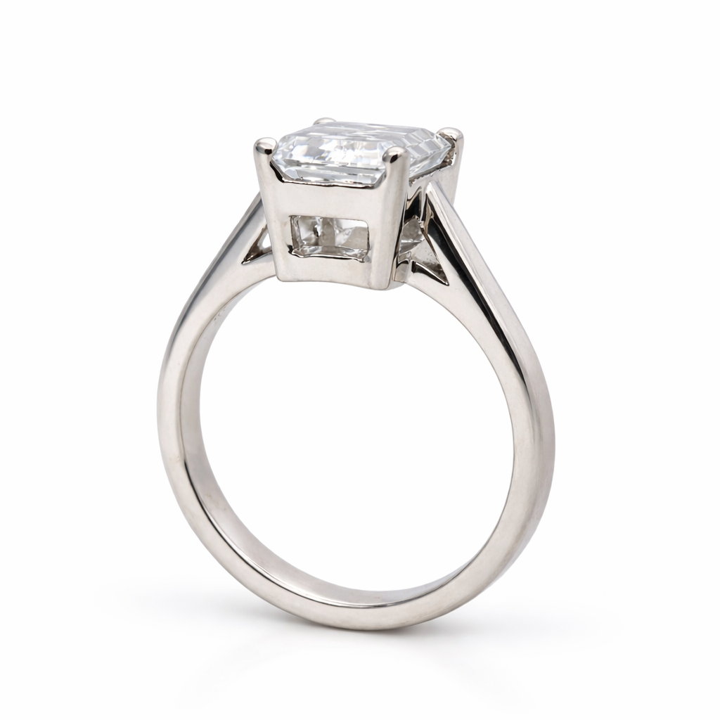 3.70 CT Emerald Lab ~ The Classic Setting