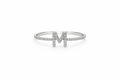 M Letter Ring