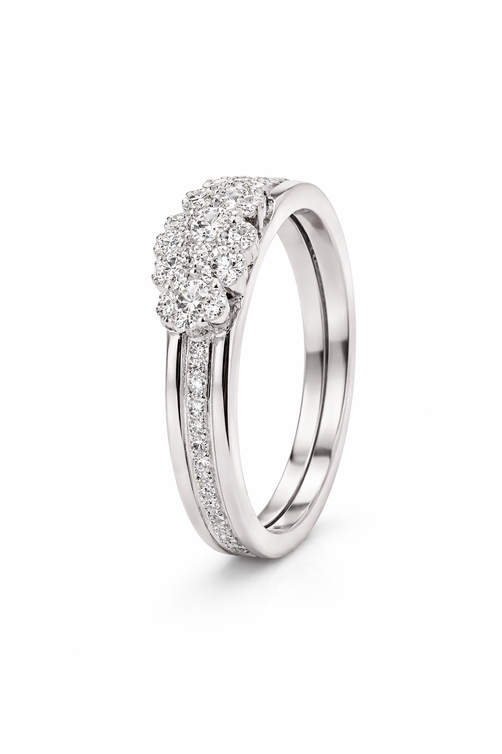 The Capri Cluster Diamond Ring