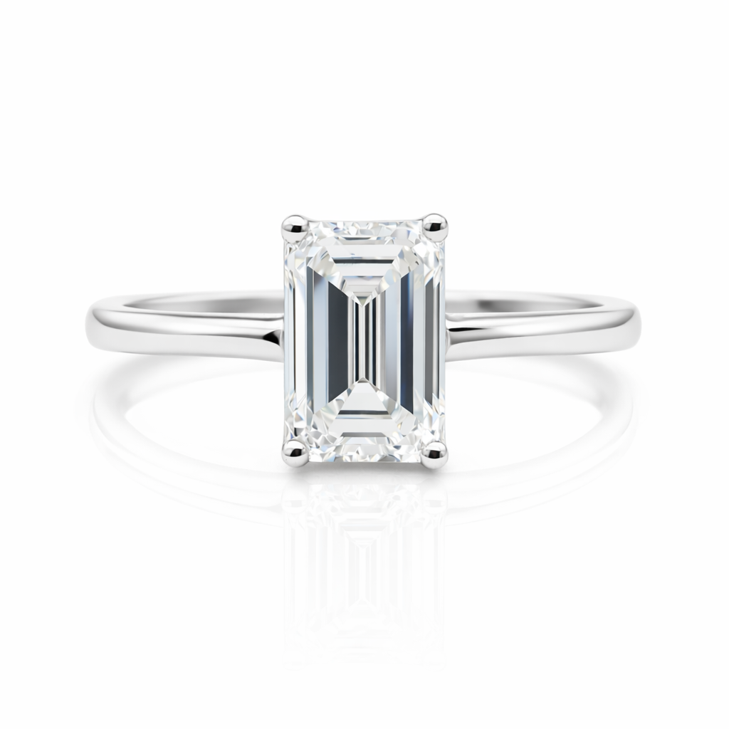 2.07 CT Emerald Lab ~ The Classic Setting
