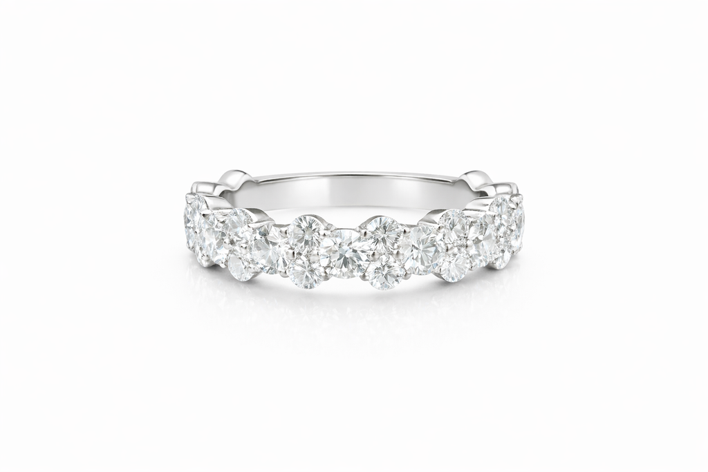 Eterna Blossom Diamond Band Ring