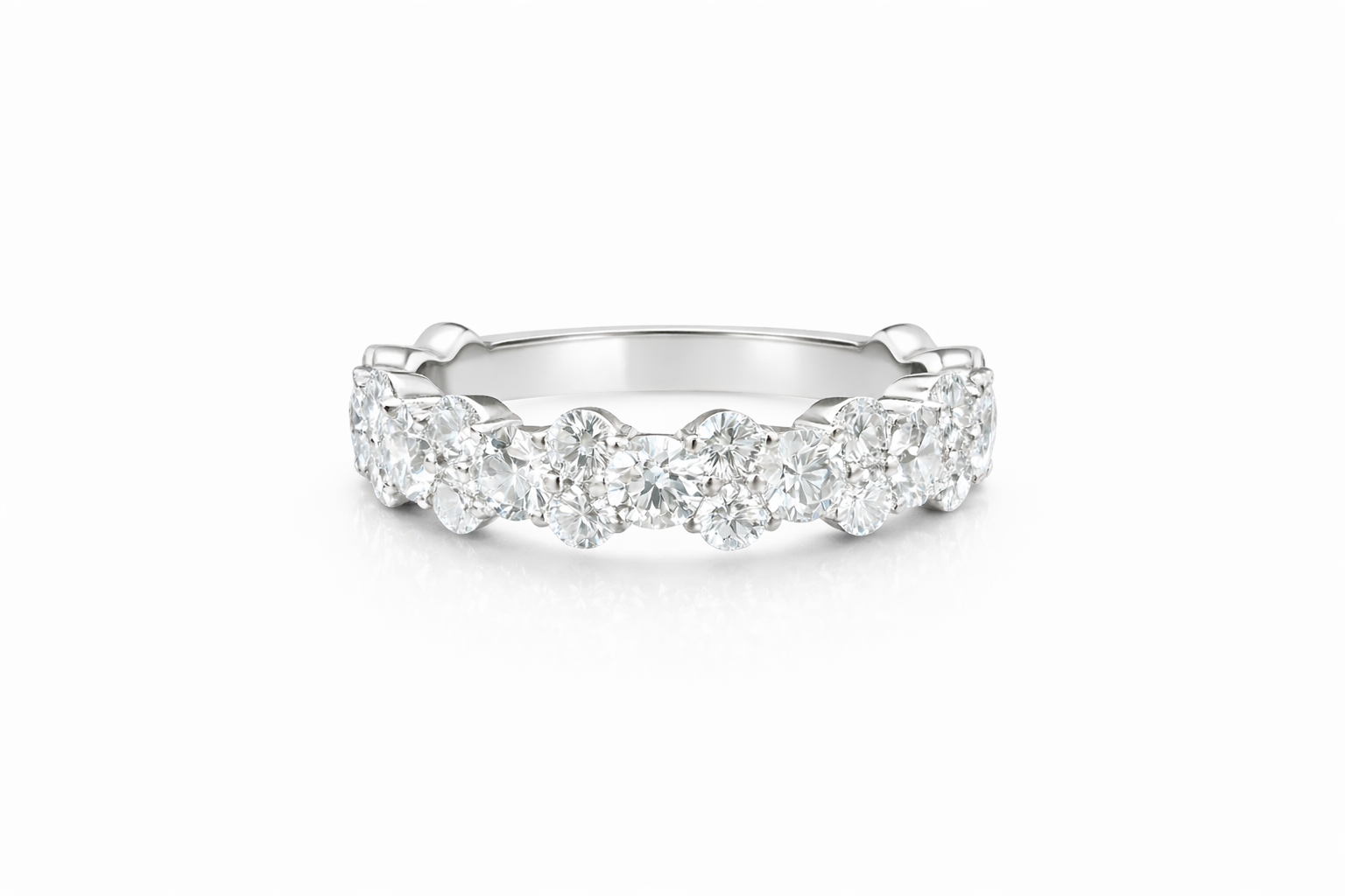 Eterna Blossom Diamond Band Ring