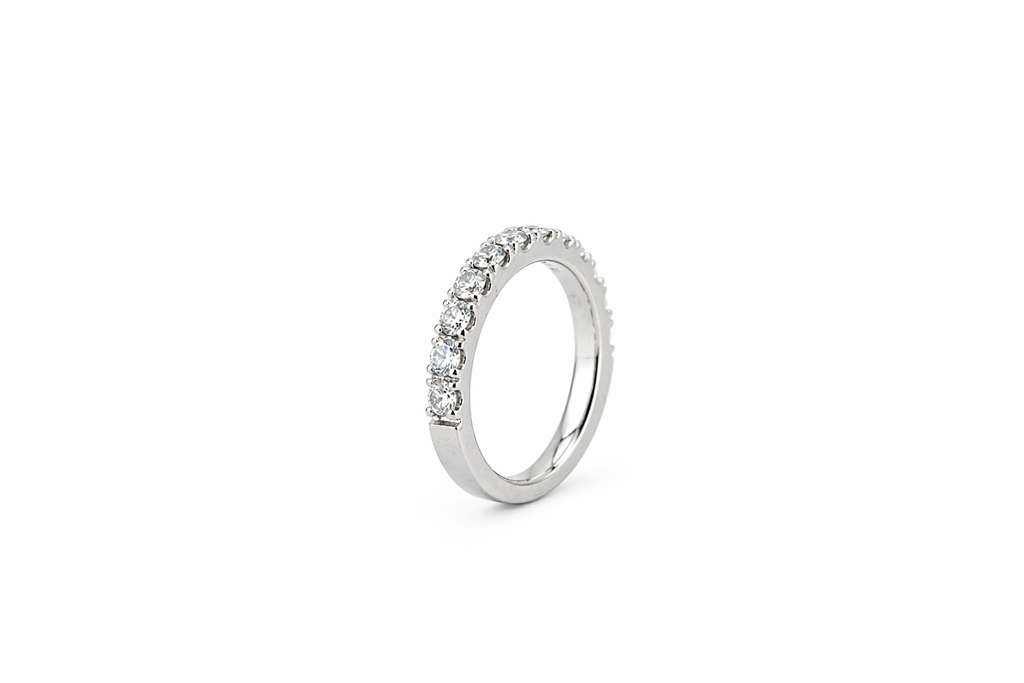 Classic Diamond Half Eternity Ring