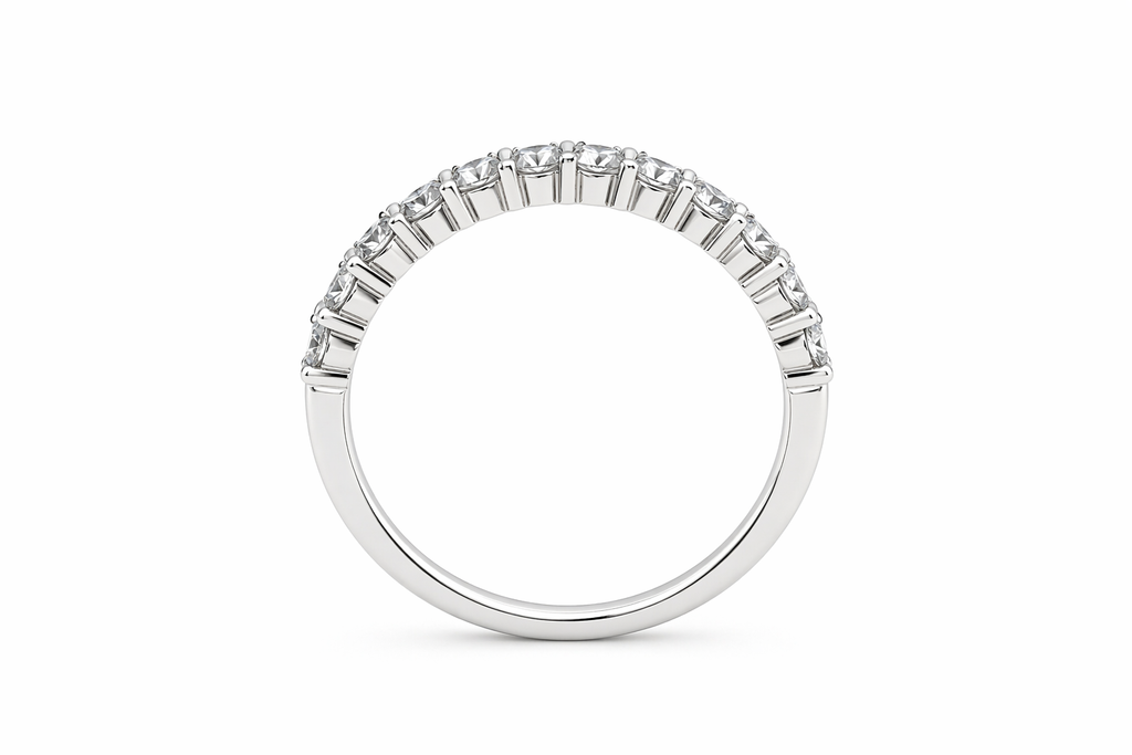Brilliance Line Diamond Half Eternity Ring