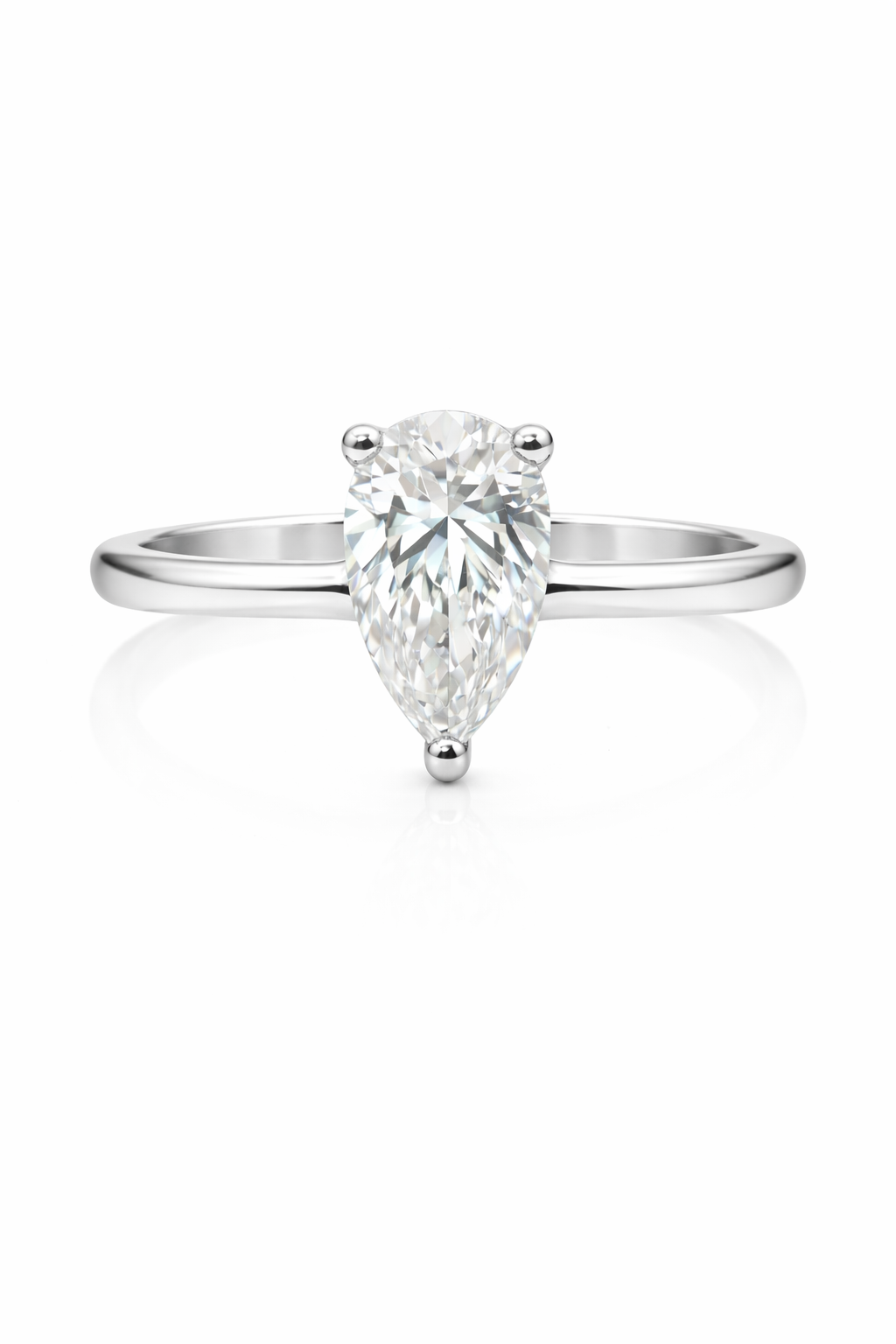 1.10 CT Pear Lab ~ The Classic Setting