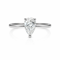 1.09 CT Pear Lab ~ The Classic Setting
