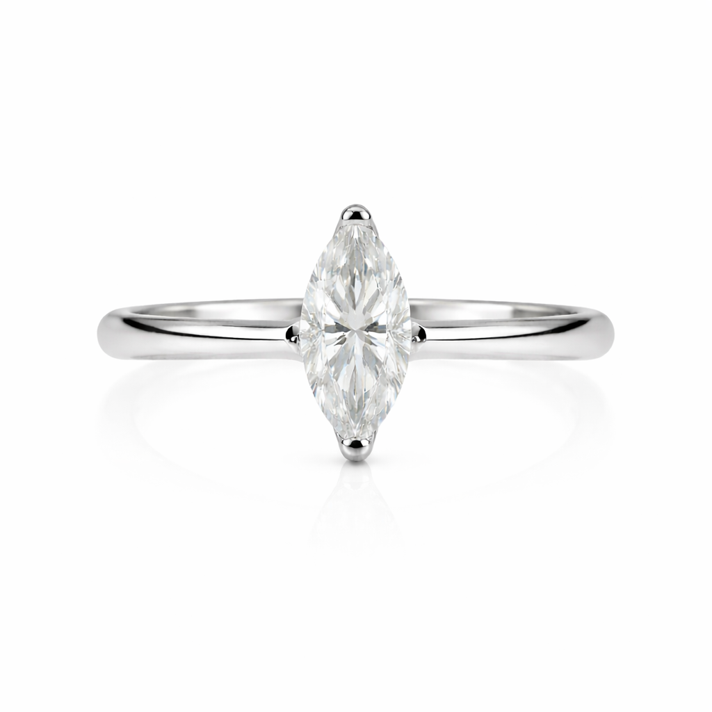 1.24 CT Marquise Lab ~ The Classic Setting