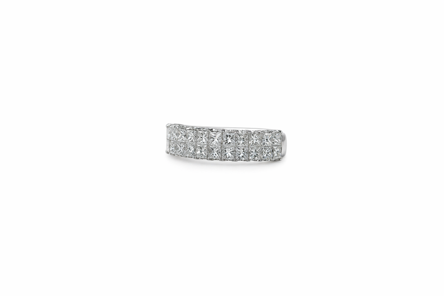 Row Diamond Pavé Band