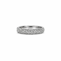 Twisted Pavé Diamond Wave Band Ring