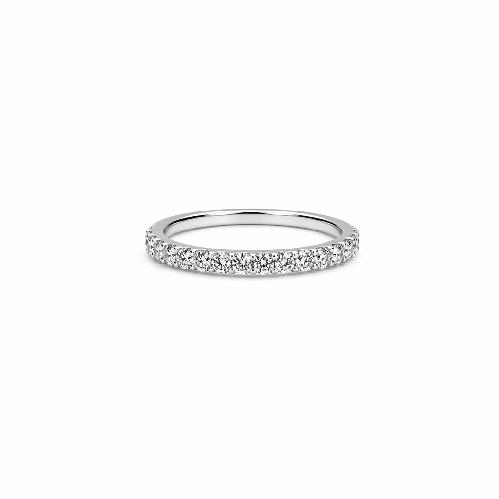 Brilliance Line Diamond Half Eternity Ring