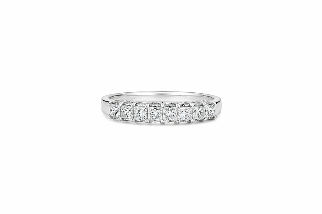 Princess Cut Diamond Eternity Band